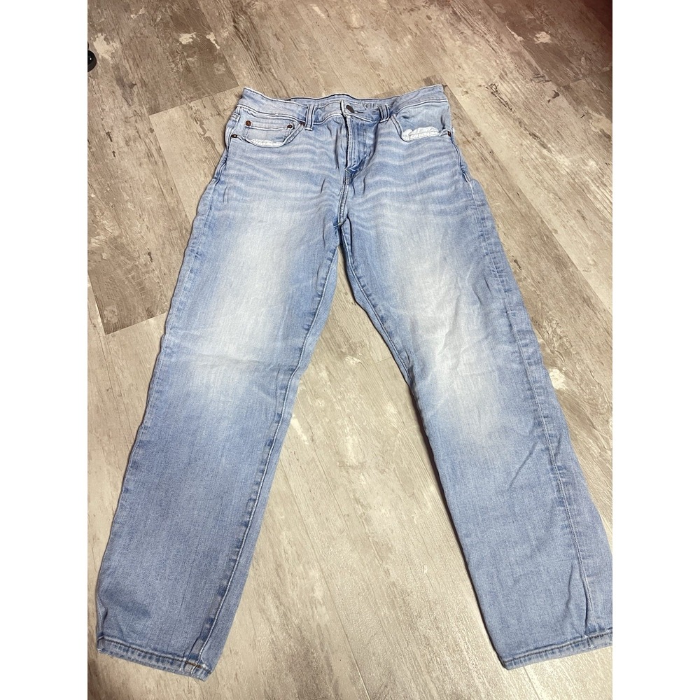 American Eagle Mens Athletic Jeans Size 31X30 Light Wash Airflex+‎ E0132